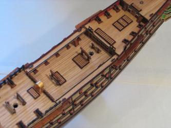 Палубы модели корабля Трёх Иерархов