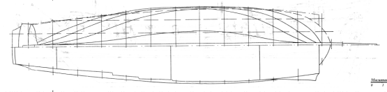 Проекция палуба фрегата Пётр и Павел